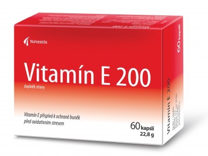 Noventis Vitamín E 200 60 kapslí