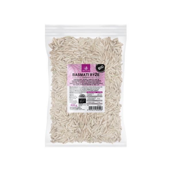 Allnature Basmati rýže natural BIO 400 g