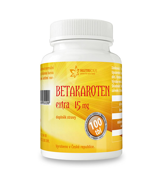 Nutricius Betakaroten EXTRA 15 mg 100 tbl.