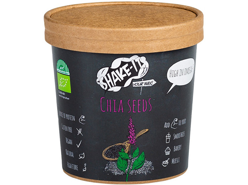 Zobrazit detail výrobku SHAKE-IT Bio Chia semínka 200g Zobrazit detail výrobku SHAKE-IT Bio Chia semínka 200g