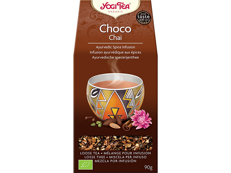 Zobrazit detail výrobku Yogi Tea Bio Choco Chai sypaný Yogi Tea 90 g Zobrazit detail výrobku Yogi Tea Bio Choco Chai sypaný Yogi Tea 90 g