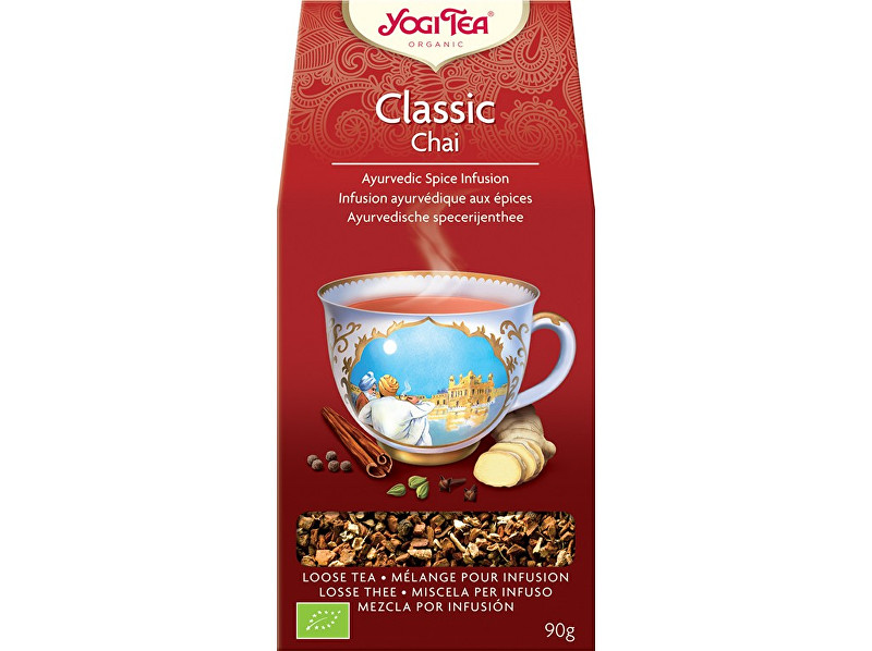 Zobrazit detail výrobku Yogi Tea Bio Classic Chai sypaný Yogi Tea 90 g Zobrazit detail výrobku Yogi Tea Bio Classic Chai sypaný Yogi Tea 90 g