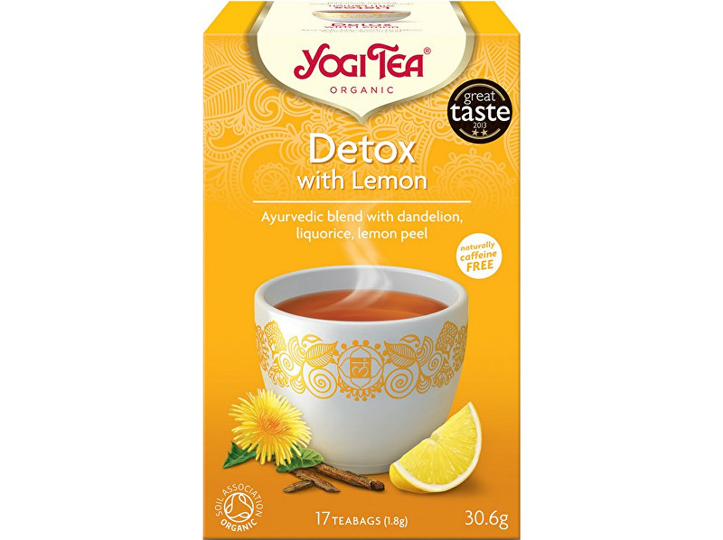 Yogi Tea Bio Detox s citrónem Yogi Tea 17 x 1,8 g