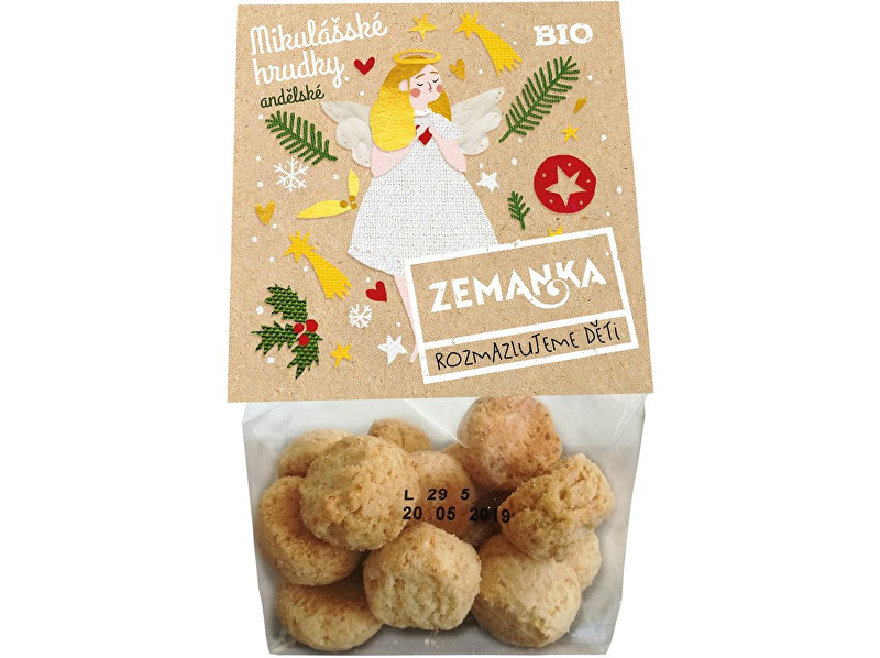Zobrazit detail výrobku Biopekárna Zemanka Bio Mikulášské sušenky od anděla 100 g Zobrazit detail výrobku Biopekárna Zemanka Bio Mikulášské sušenky od anděla 100 g