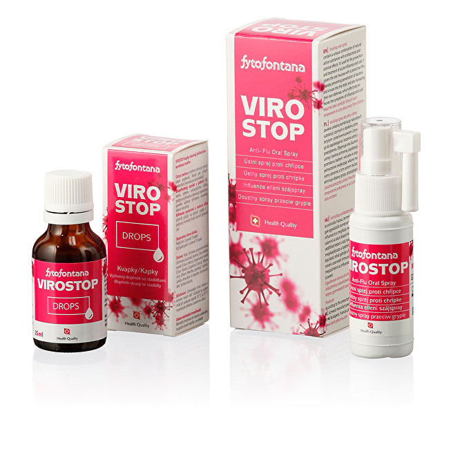 Herb Pharma Fytofontana ViroStop ústní sprej 30 ml + Fytofontana ViroStop 25 ml (1 + 1 zdarma)
