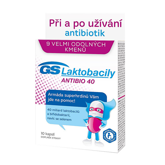 GreenSwan GS Laktobacily Antibio 40 10 kapslí