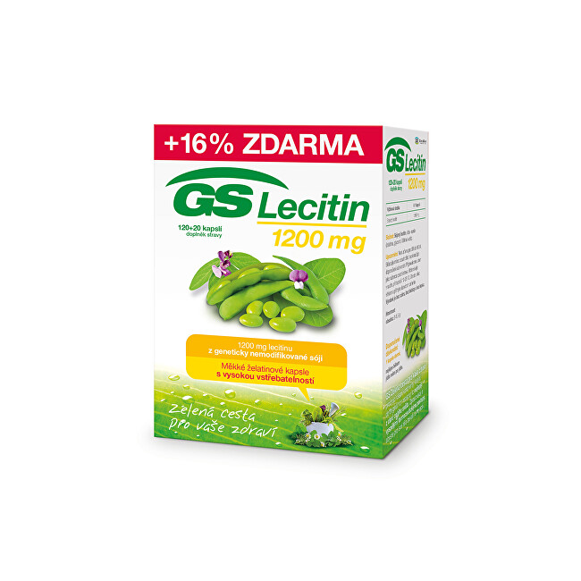 GreenSwan GS Lecitin 1200 mg 120 + 20 kapslí