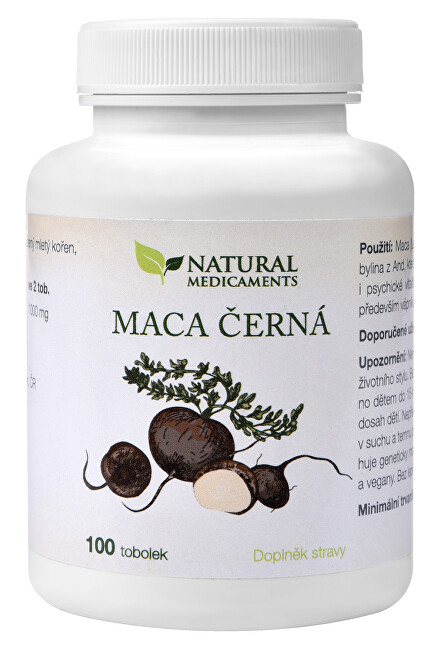 Zobrazit detail výrobku Natural Medicaments Maca černá 100 tob. Zobrazit detail výrobku Natural Medicaments Maca černá 100 tob.
