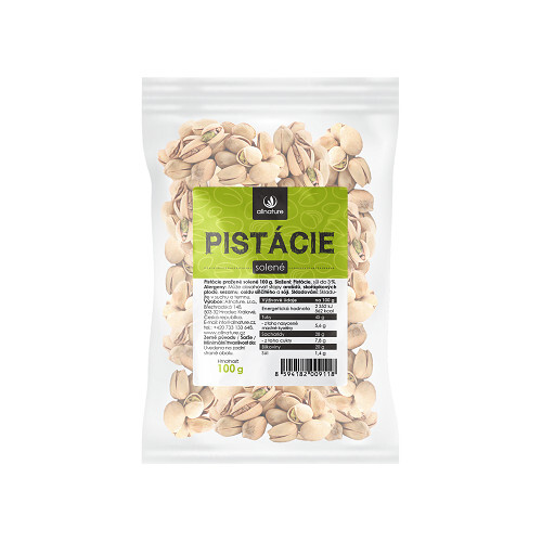 Zobrazit detail výrobku Allnature Pistácie solené 100 g Zobrazit detail výrobku Allnature Pistácie solené 100 g
