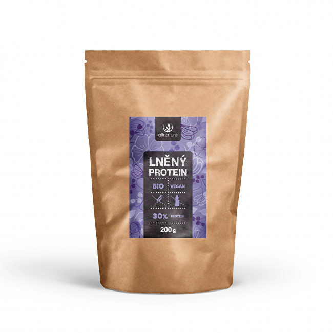 Allnature Protein lněné semínko 30% BIO 200 g
