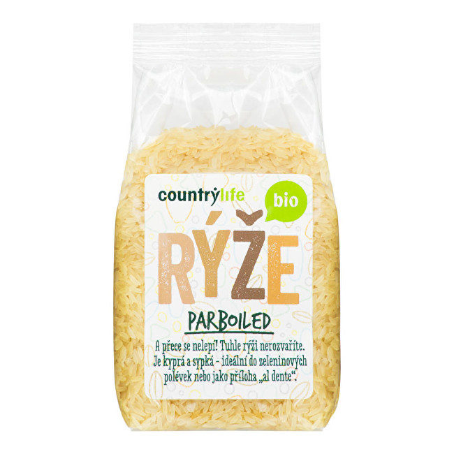 Country Life Rýže parboiled BIO 0,5 kg