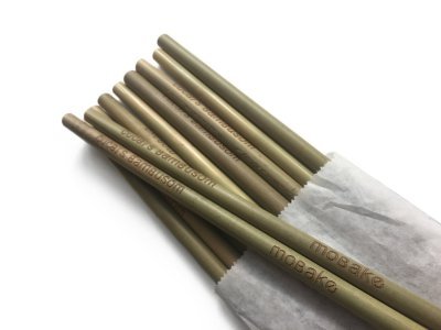 Mobake Sada nebalených bambusových brček (10 ks)