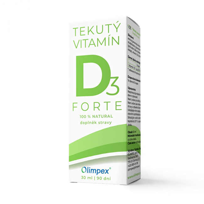 Olimpex s. r. o. Tekutý vitamín D3 FORTE 30 ml