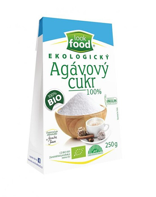Zobrazit detail výrobku Look food s.r.o Agávový cukr 100% 250 g BIO Zobrazit detail výrobku Look food s.r.o Agávový cukr 100% 250 g BIO