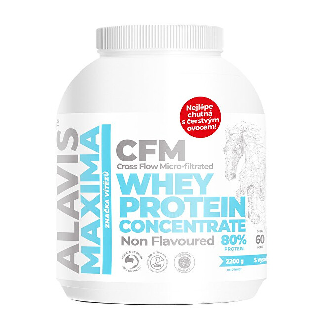 Zobrazit detail výrobku Alavis Alavis Maxima Whey Protein Concentrate 80% 2200 g Zobrazit detail výrobku Alavis Alavis Maxima Whey Protein Concentrate 80% 2200 g