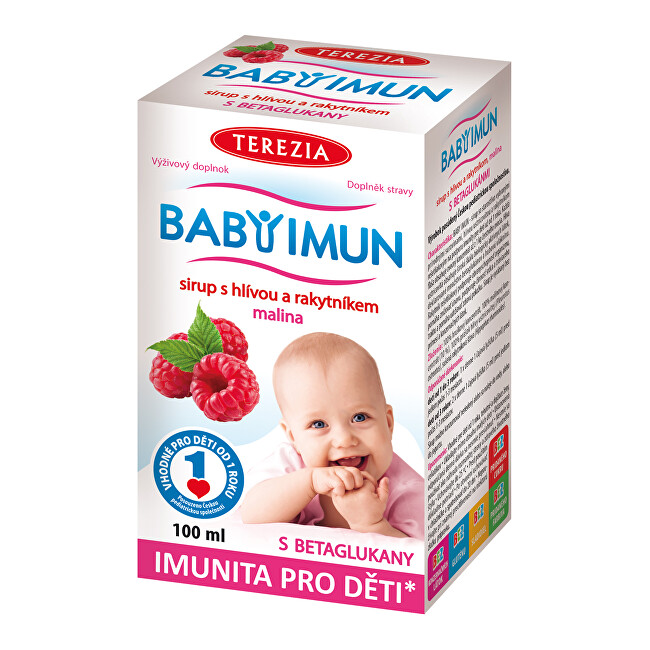 Zobrazit detail výrobku Terezia Company BABY IMUN sirup s hlívou a rakytníkem malina 100 ml Zobrazit detail výrobku Terezia Company BABY IMUN sirup s hlívou a rakytníkem malina 100 ml