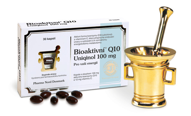 Pharma Nord Bioaktivní Q10 Uniqinol 100 mg 30 cps.