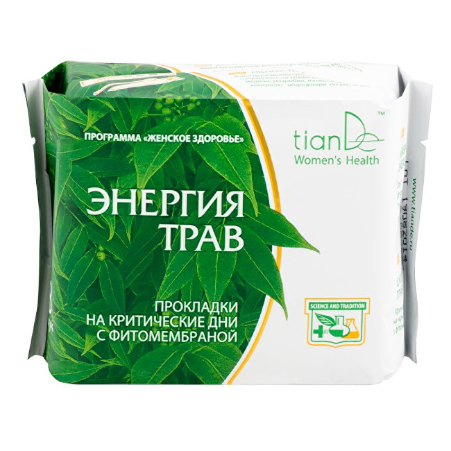 Zobrazit detail výrobku tianDe Denní menstruační vložky Energie bylin 8 ks Zobrazit detail výrobku tianDe Denní menstruační vložky Energie bylin 8 ks
