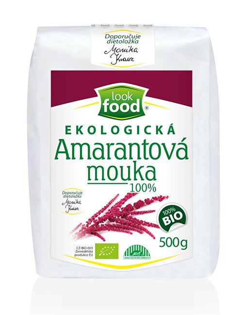Zobrazit detail výrobku Look food s.r.o Ekologická amarantová mouka 100% 500 g BIO Zobrazit detail výrobku Look food s.r.o Ekologická amarantová mouka 100% 500 g BIO