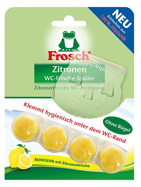 Zobrazit detail výrobku Frosch Frosch EKO WC blok Citrón 42g - SLEVA - poškozená etiketa Zobrazit detail výrobku Frosch Frosch EKO WC blok Citrón 42g - SLEVA - poškozená etiketa