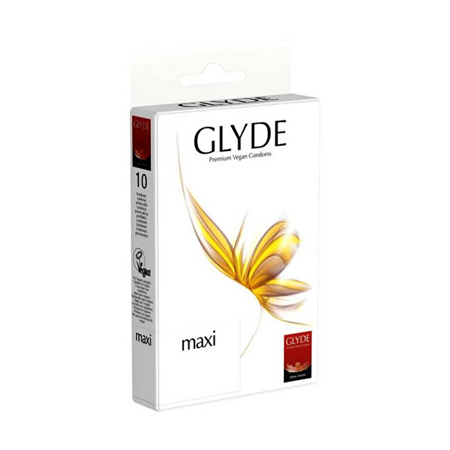 Glyde Glyde Veganské kondomy Maxi 10 ks