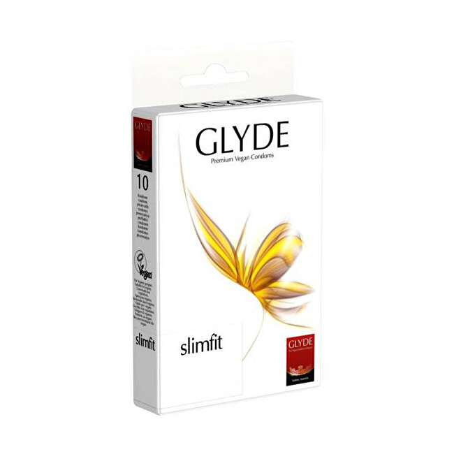 Glyde Glyde Veganské kondomy Slimfit 10 ks