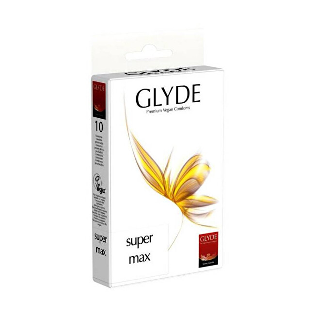 Glyde Glyde Veganské kondomy Supermax 10 ks