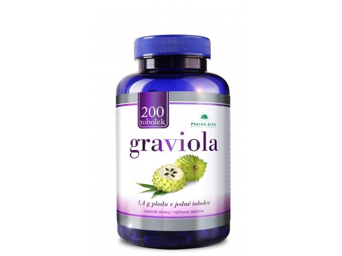 Zobrazit detail výrobku Pharma Activ Graviola 200 tobolek Zobrazit detail výrobku Pharma Activ Graviola 200 tobolek