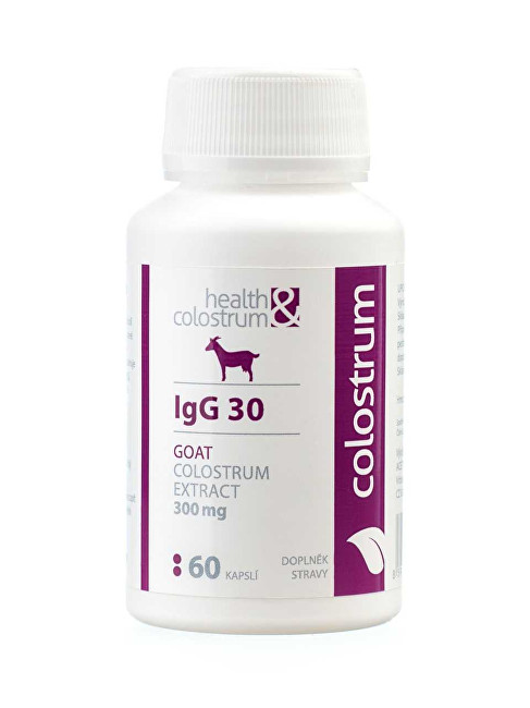 Health&colostrum Kozí colostrum IgG 30 (300 mg) 60 kapslí