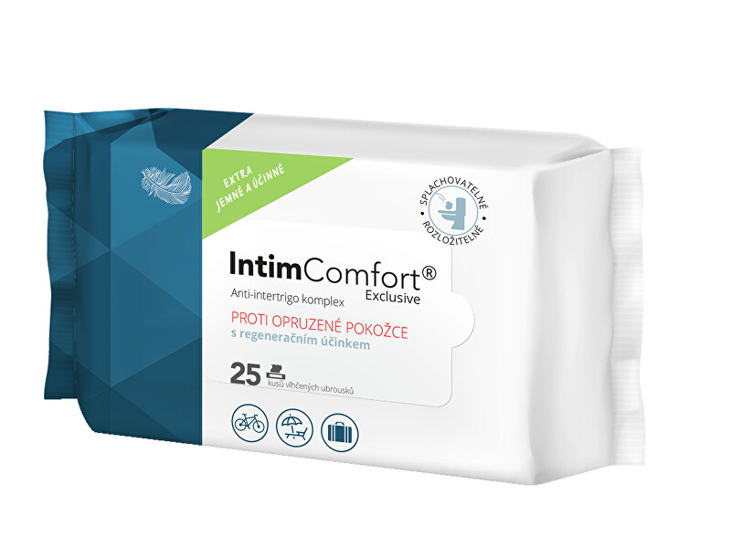 HMH IntimComfort Intim Comfort 25 kapesníčků anti-intertrigo pack