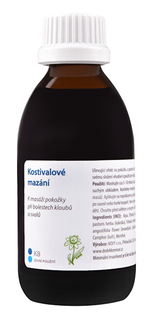 Zobrazit detail výrobku Dědek Kořenář Kostivalové mazání K8 200 ml Zobrazit detail výrobku Dědek Kořenář Kostivalové mazání K8 200 ml