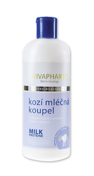 Zobrazit detail výrobku Vivapharm Koupelové mléko s kozím mlékem 400 ml Zobrazit detail výrobku Vivapharm Koupelové mléko s kozím mlékem 400 ml