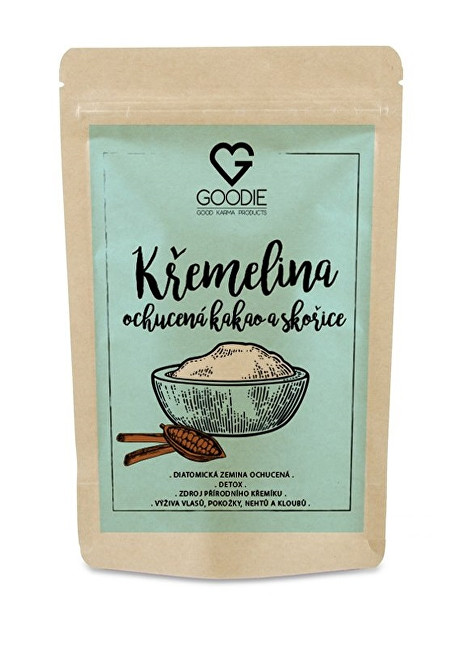 Zobrazit detail výrobku Goodie Křemelina s kakaem a skořicí 250 g Zobrazit detail výrobku Goodie Křemelina s kakaem a skořicí 250 g