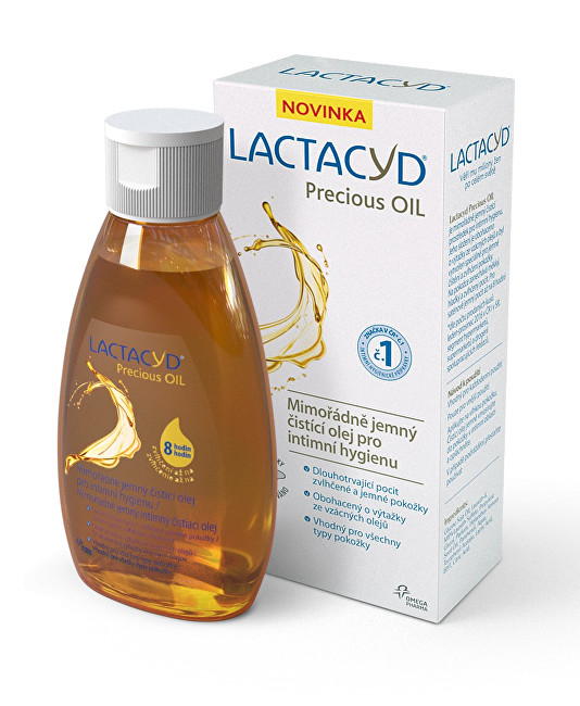 Omega Pharma Lactacyd Precious Oil - jemný čisticí olej pro intimní hygienu 200 ml