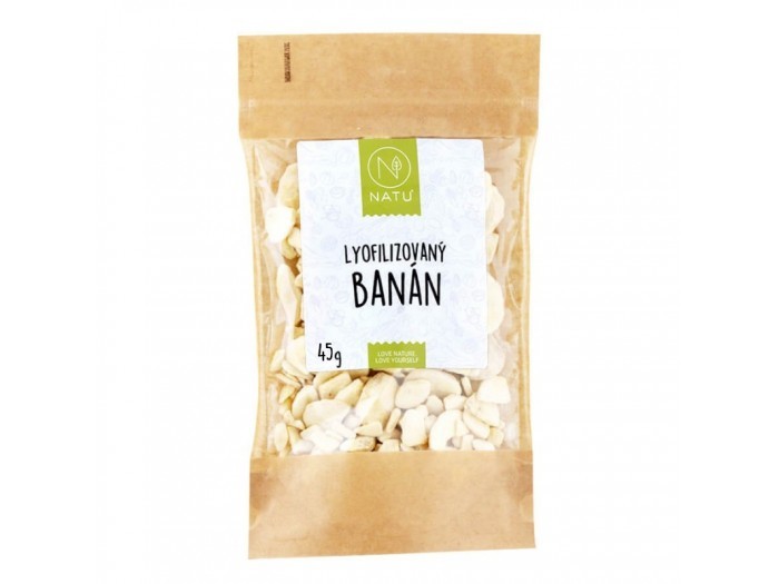 Zobrazit detail výrobku Natu Lyofilizovaný banán plátky 45 g Zobrazit detail výrobku Natu Lyofilizovaný banán plátky 45 g