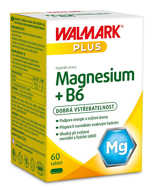 Walmark Magnesium+B6 60 tbl.