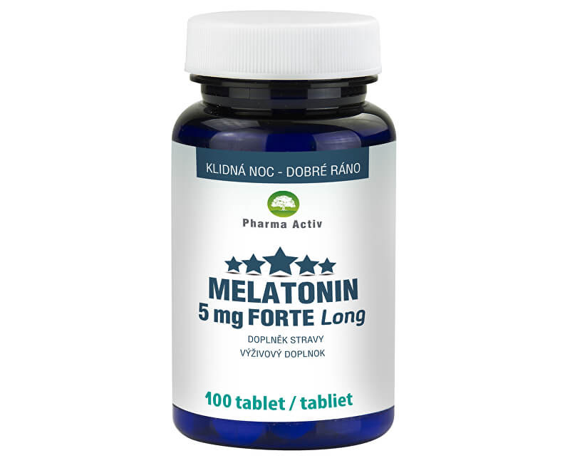 Zobrazit detail výrobku Pharma Activ Melatonin 5 mg Forte 100 tablet Zobrazit detail výrobku Pharma Activ Melatonin 5 mg Forte 100 tablet