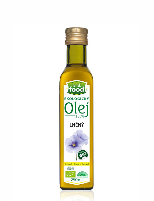 Zobrazit detail výrobku Look food s.r.o Olej lněný 100% 250 ml BIO Zobrazit detail výrobku Look food s.r.o Olej lněný 100% 250 ml BIO