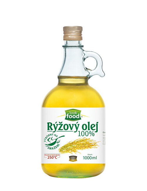 Zobrazit detail výrobku Look food s.r.o Olej rýžový 100% karafa 1000 ml Zobrazit detail výrobku Look food s.r.o Olej rýžový 100% karafa 1000 ml