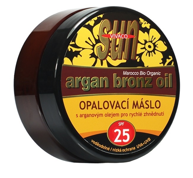 Zobrazit detail výrobku SUN Opalovací máslo Argan oil OF 25 200 ml Zobrazit detail výrobku SUN Opalovací máslo Argan oil OF 25 200 ml