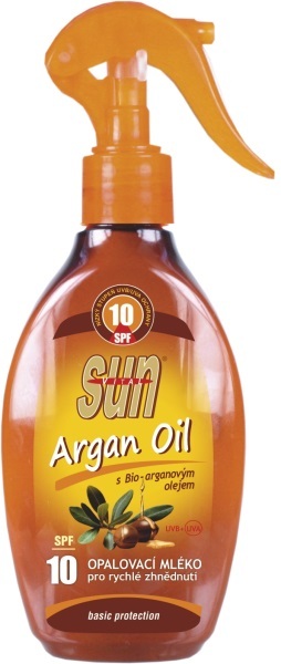 Zobrazit detail výrobku SUN Opalovací mléko s arganovým olejem OF 10 rozprašovací 200 ml Zobrazit detail výrobku SUN Opalovací mléko s arganovým olejem OF 10 rozprašovací 200 ml
