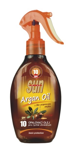 Zobrazit detail výrobku SUN Opalovací olej s arganovým olejem OF 10 rozprašovací 200 ml Zobrazit detail výrobku SUN Opalovací olej s arganovým olejem OF 10 rozprašovací 200 ml