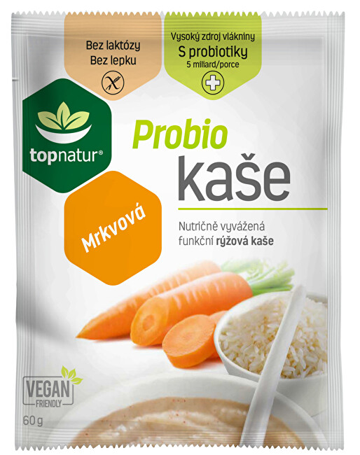 Zobrazit detail výrobku Topnatur Probio kaše mrkvová 25 x 60 g Zobrazit detail výrobku Topnatur Probio kaše mrkvová 25 x 60 g