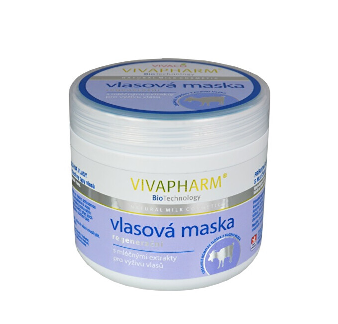 Zobrazit detail výrobku Vivapharm Regenerační vlasová maska s mléčnými extrakty 600ml Zobrazit detail výrobku Vivapharm Regenerační vlasová maska s mléčnými extrakty 600ml