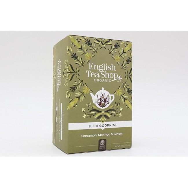 English Tea Shop Skořice, moringa a zázvor Super Veggie Tea 20 sáčků