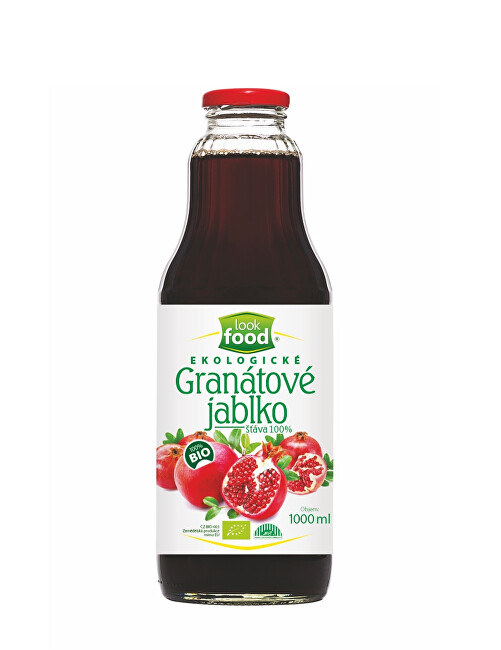 Zobrazit detail výrobku Look food s.r.o Šťáva z granátového jablka 100% 1000 ml BIO Zobrazit detail výrobku Look food s.r.o Šťáva z granátového jablka 100% 1000 ml BIO