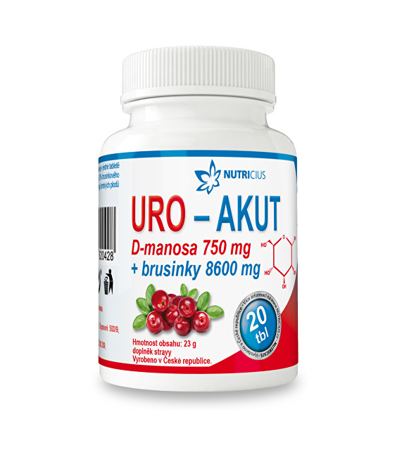 Zobrazit detail výrobku Nutricius Uro - Akut 20 tbl. Zobrazit detail výrobku Nutricius Uro - Akut 20 tbl.
