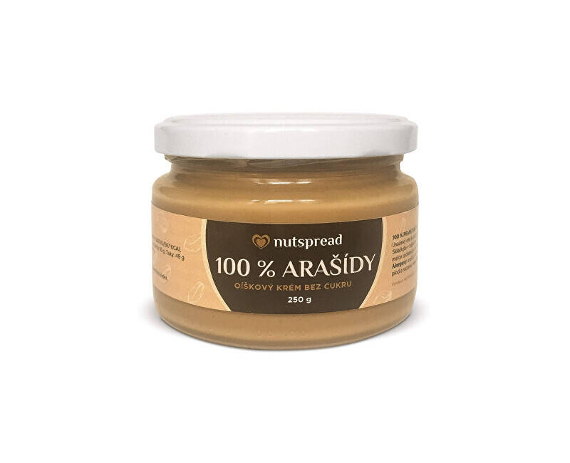Zobrazit detail výrobku Nutspread 100% arašídové máslo Nutspread 250 g Zobrazit detail výrobku Nutspread 100% arašídové máslo Nutspread 250 g