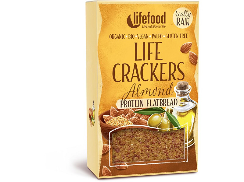 Zobrazit detail výrobku Lifefood Bio Life crackers Chlebánek 80 g Zobrazit detail výrobku Lifefood Bio Life crackers Chlebánek 80 g