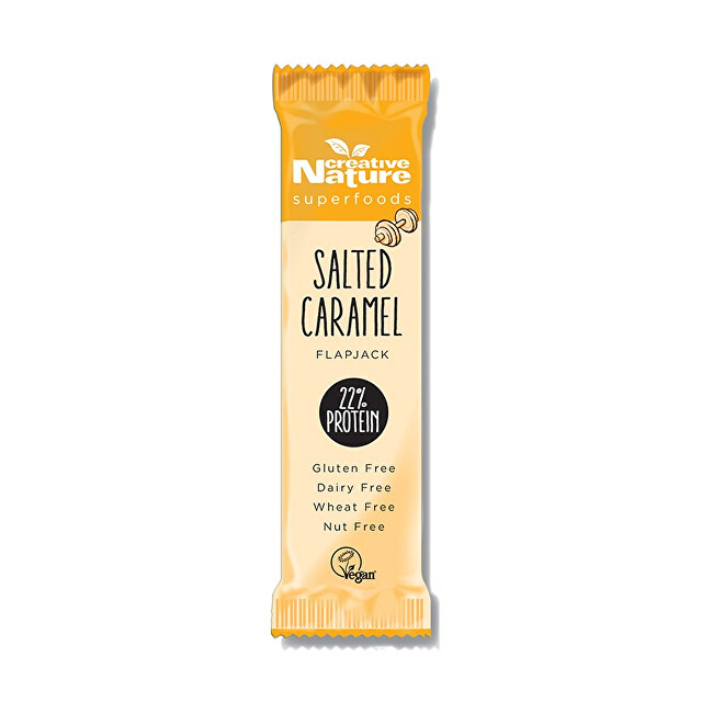 Zobrazit detail výrobku Creative Nature Creative Nature Protein Flapjack slaný karamel 40 g Zobrazit detail výrobku Creative Nature Creative Nature Protein Flapjack slaný karamel 40 g